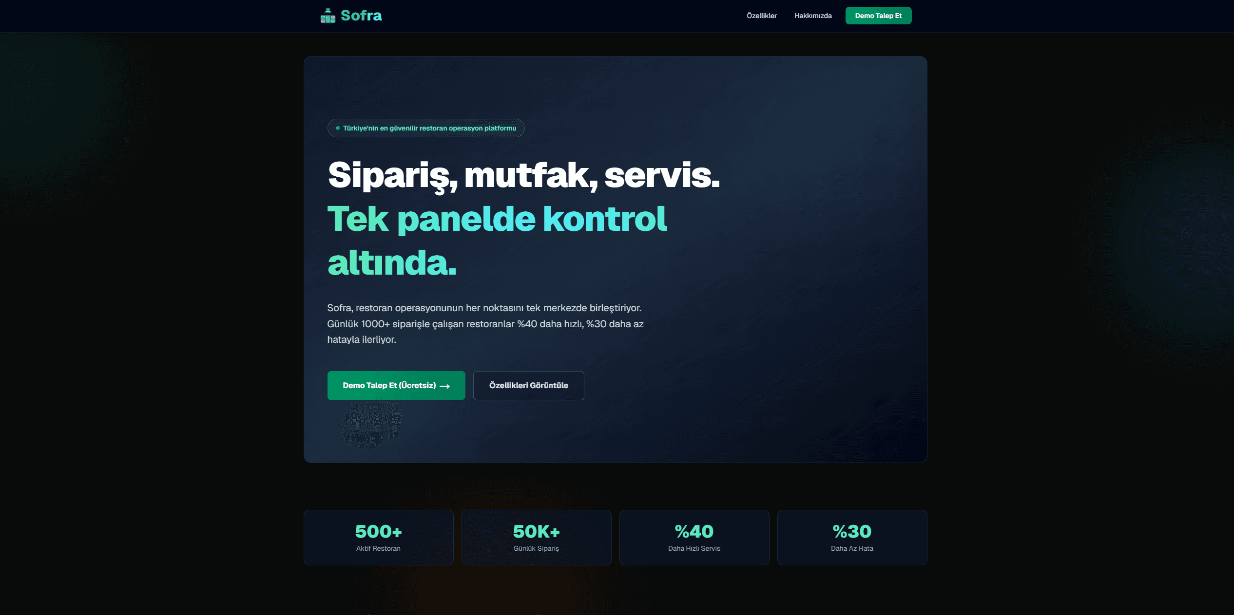 Sofra Projesi — görsel 1