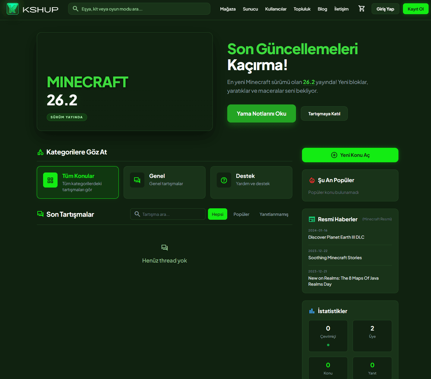 KSHUP: Minecraft Oyuncuları İçin Güvenli ve Hızlı Dijital Ürün Mağazası — görsel 6